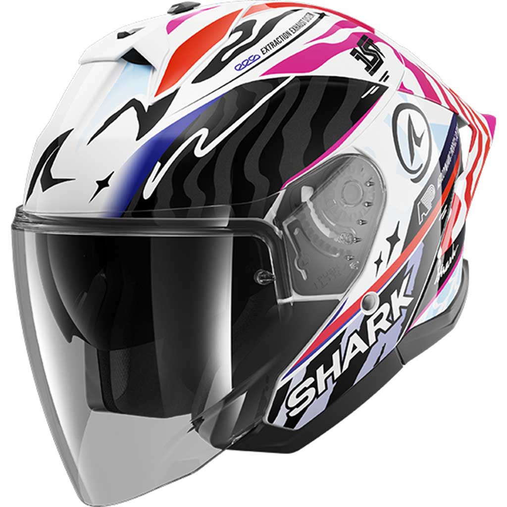 Shark Skwal Jet Cup Speed-Fancy KWO Black White Orange