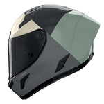 Nolan X-804 RS Blocco 370 Carbon Anthracite Light Green