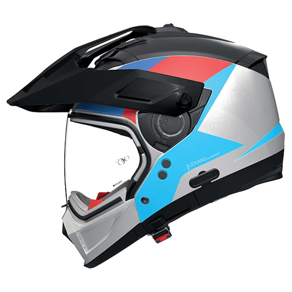Nolan N70-2 X 06 Turbine 350 Grey Blue Red