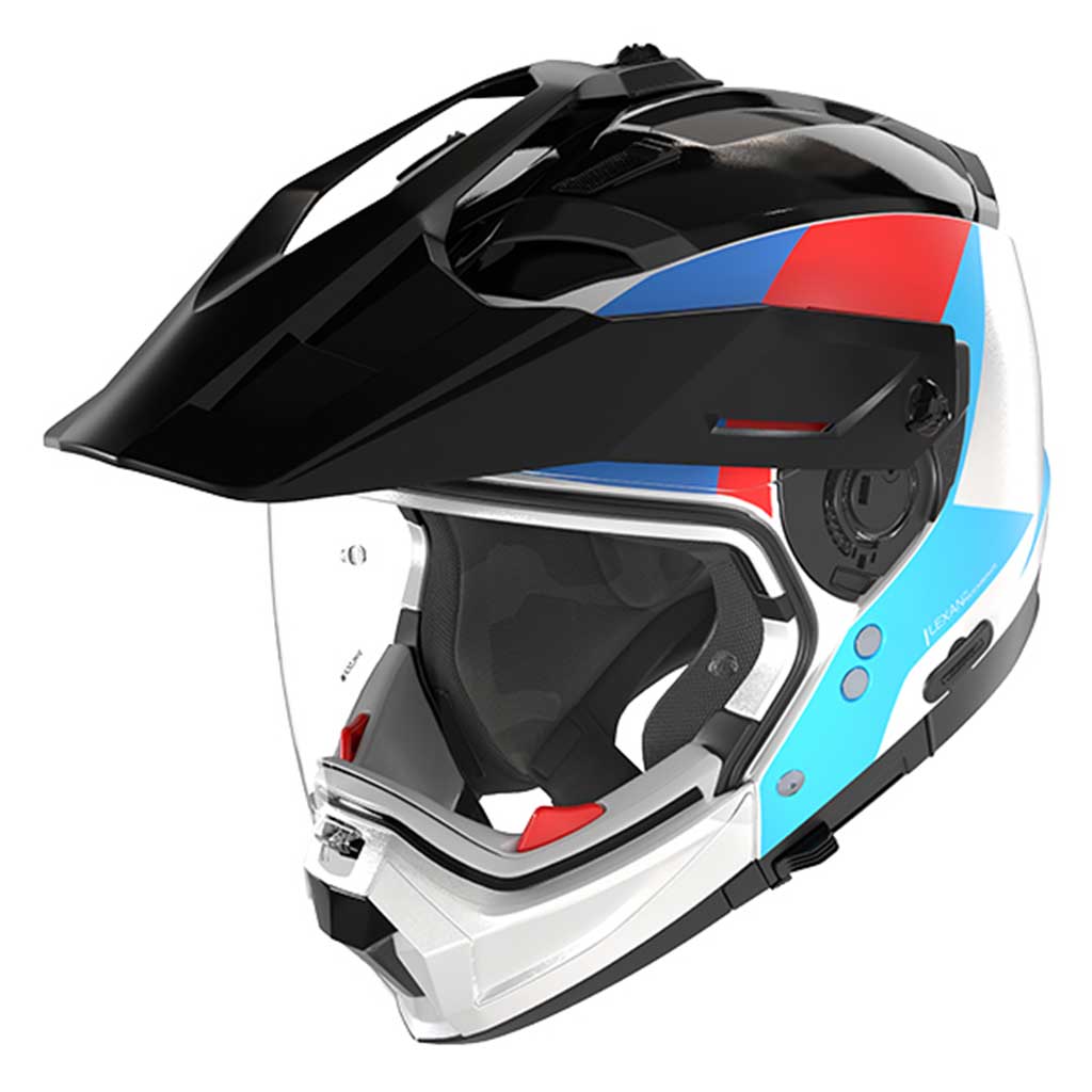 Nolan N70-2 X 06 Turbine 350 Grey Blue Red