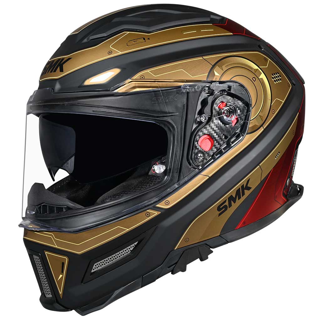 SMK Agnar Cyborg Black Gold Red