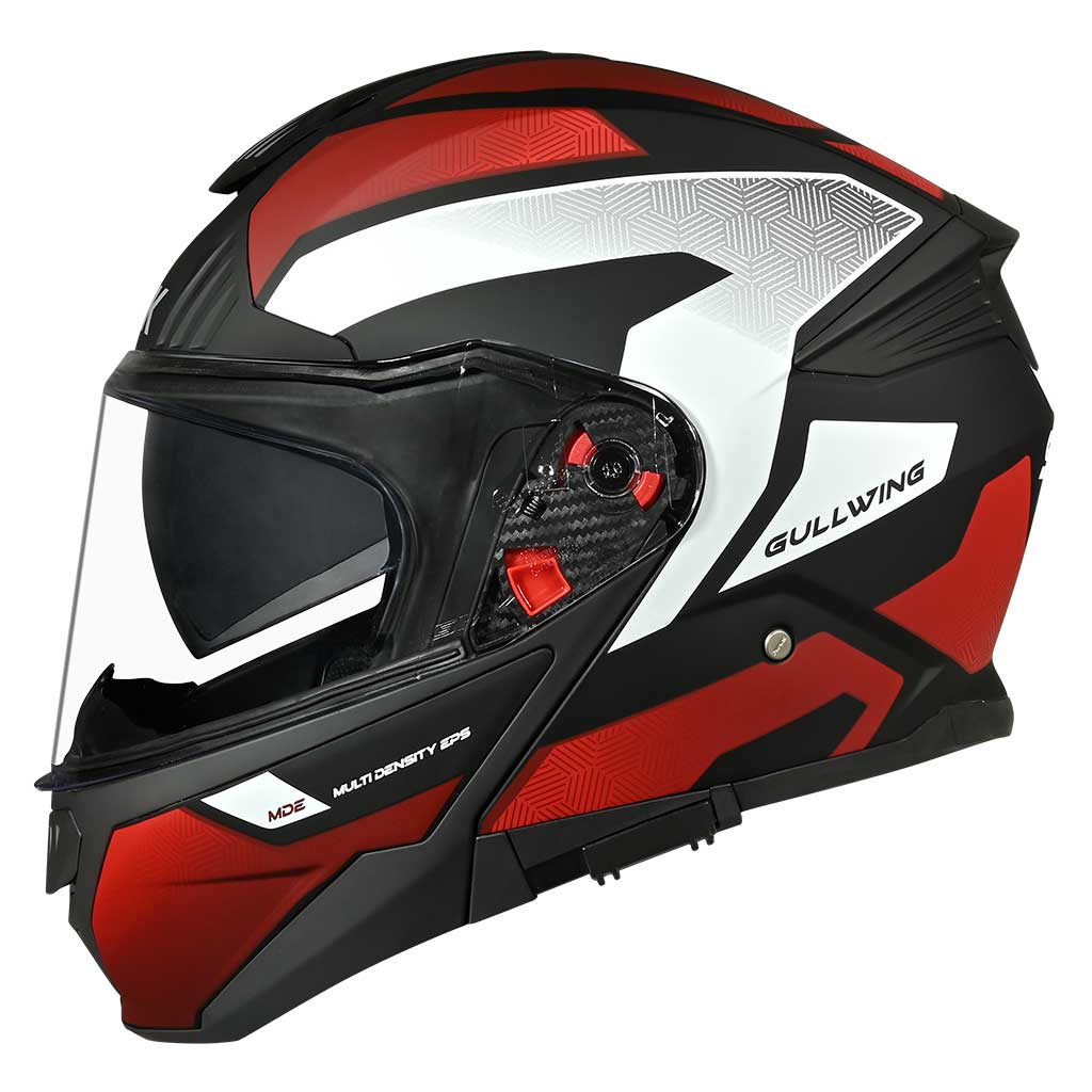 SMK Gullwing V2 Sonic Matt Black Grey Red