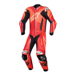 Alpinestars GP Plus V4 Sprint 1PC Leather Suit Red Fluo Mid Red White