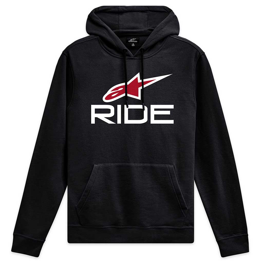 Alpinestars Ride Hoodie V3 Black White Red