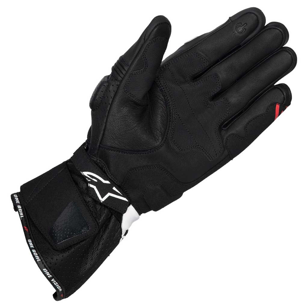 Alpinestars SP-3 Gloves Black White Red Fluo