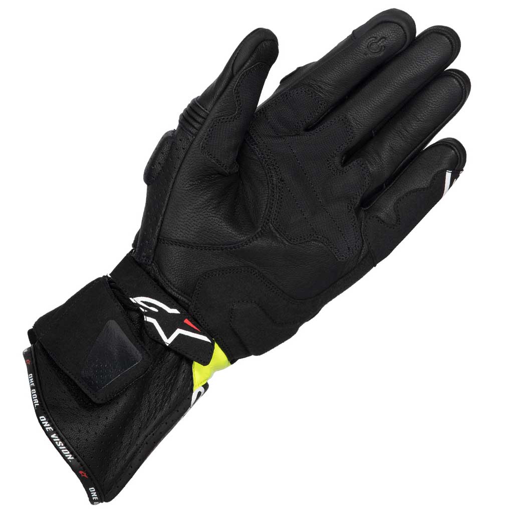 Alpinestars SP-3 Gloves Black Yellow Fluo White