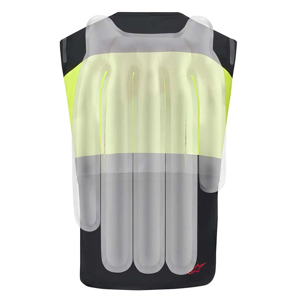 Alpinestars Tech-Air 3 V2 System Black Yellow Fluo