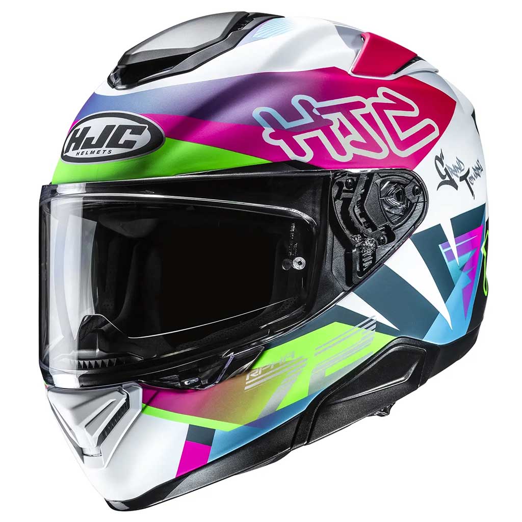 HJC RPHA 72 Goldy MC84SF Pink Green