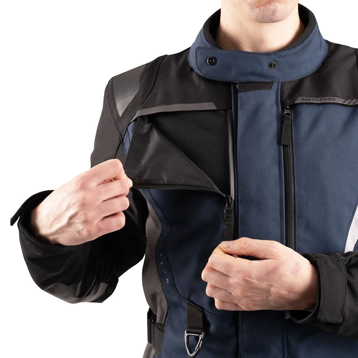 Oxford Montreal 5.0 Mens Jacket Blue Black Grey