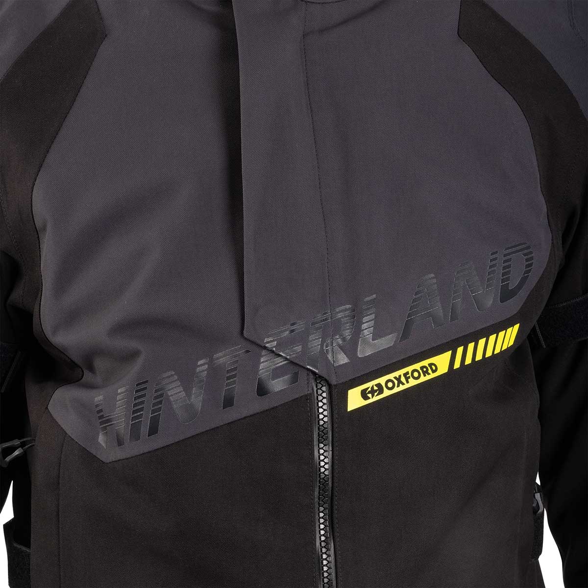 Oxford Hinterland 2.0 Mens Jacket Black Grey Fluo