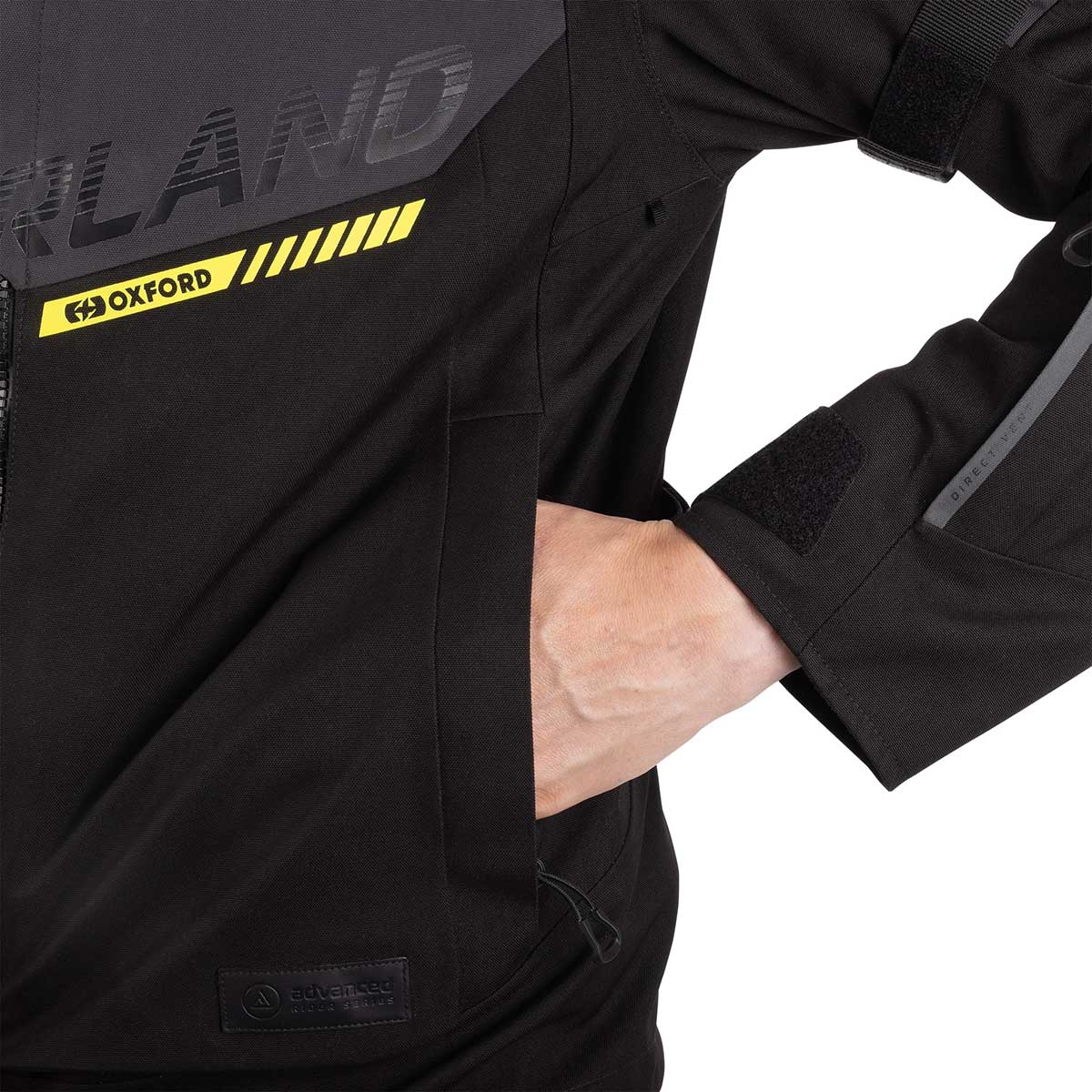Oxford Hinterland 2.0 Mens Jacket Black Grey Fluo