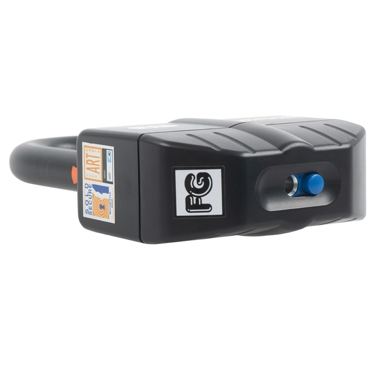 Oxford Boss Alarm 16mm Black + 12mm x 1.5m Chain