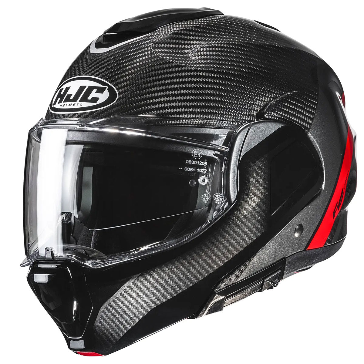 HJC F100 Carbon Stan Red