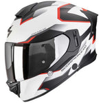 Scorpion Exo 530 Clip Matt White Black Red