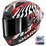 Shark Aeron-GP FIM 2 Speed-Fancy Carbon White Red