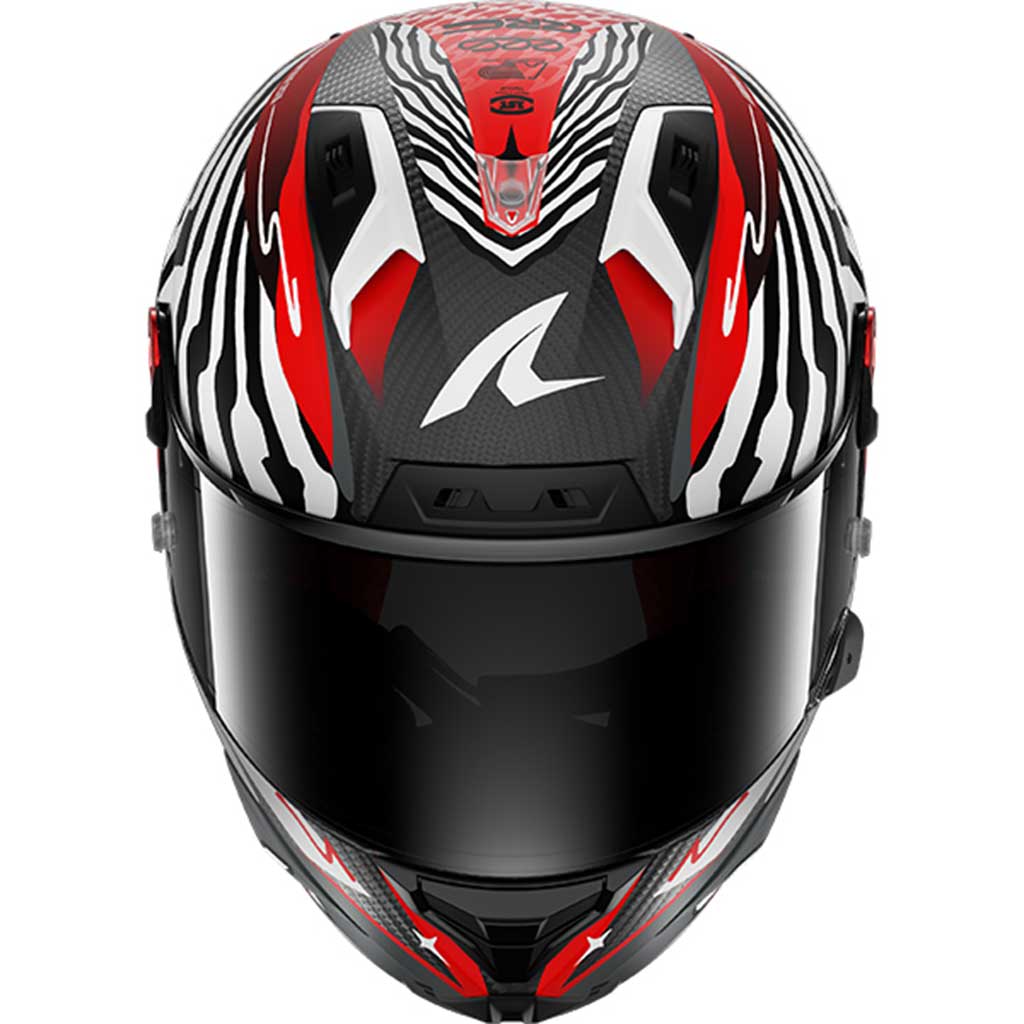 Shark Aeron-GP FIM 2 Speed-Fancy Carbon White Red