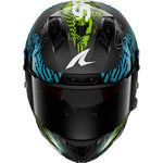 Shark Aeron-GP FIM 2 Speed-Vib Carbon Blue Green