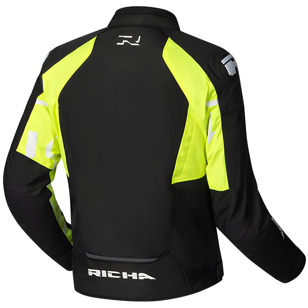 Richa Stradale Tex WP Waterproof Jacket Black F Yell
