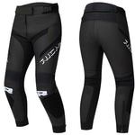 Richa Stradale Evo Leather Ladies Trousers Black White