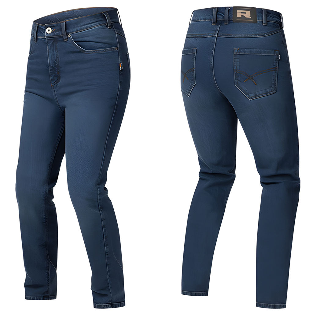 Richa Estelle Boyfriend Fit Ladies Jeans Short Dark Blue