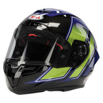 Bell Racestar DLX Flex Grid Blue Yellow