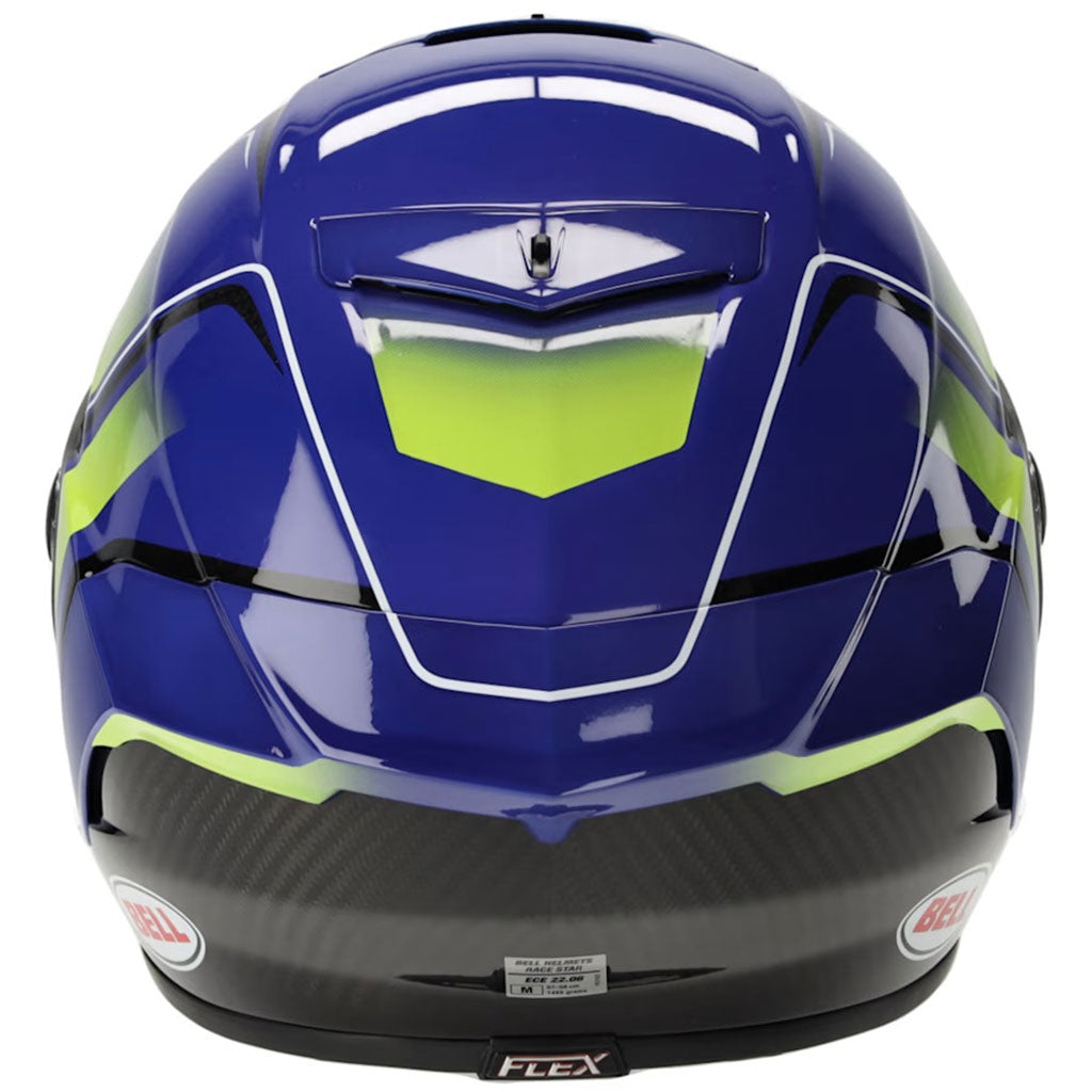 Bell Racestar DLX Flex Grid Blue Yellow