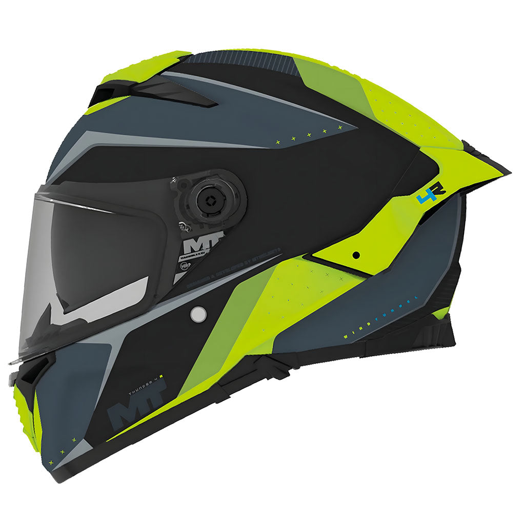 MT Thunder 4 R Wind Tunnel B3 Matt Black Fluo
