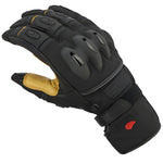 Halvarssons Flon WP Black Motorcycle Gloves