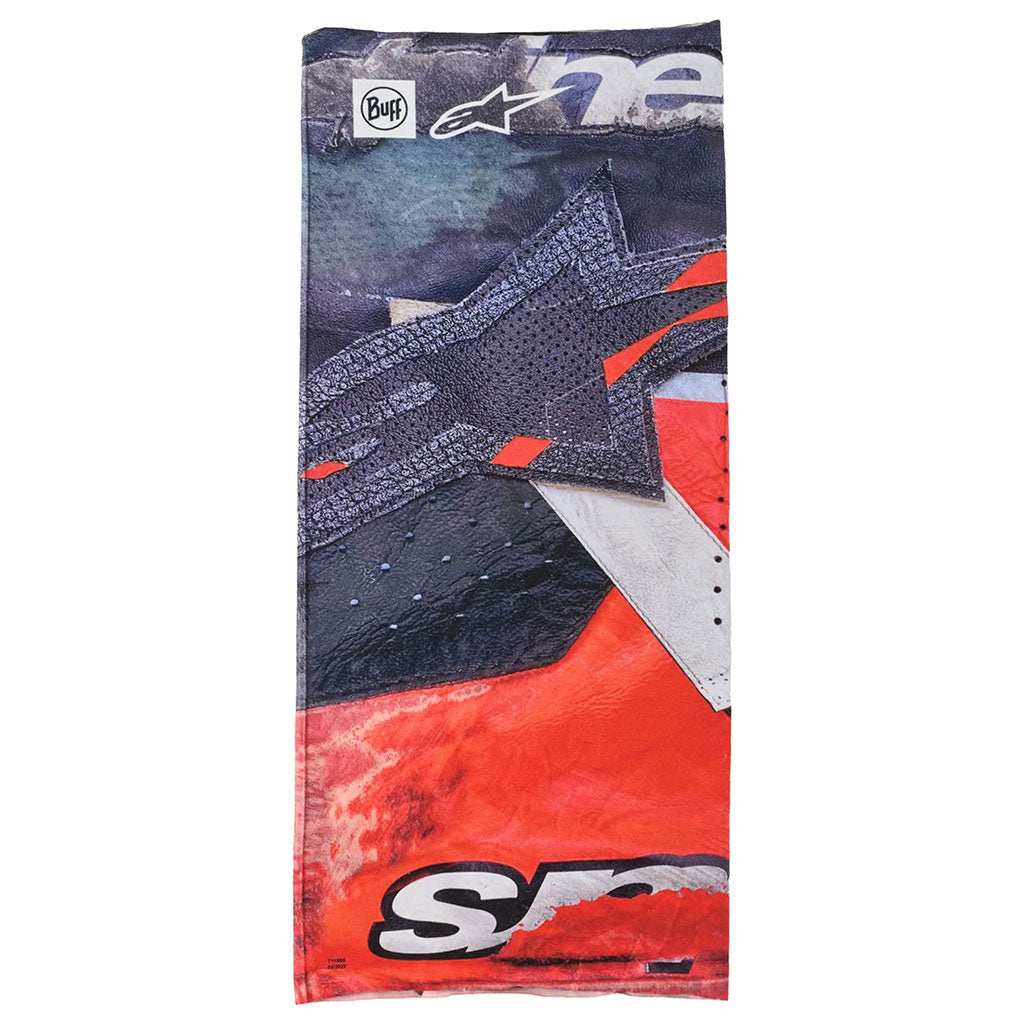 Alpinestars Buff Ignite Neck Tube Black Bright Red