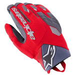 Alpinestars Durack Gloves Bright Red Mid Grey