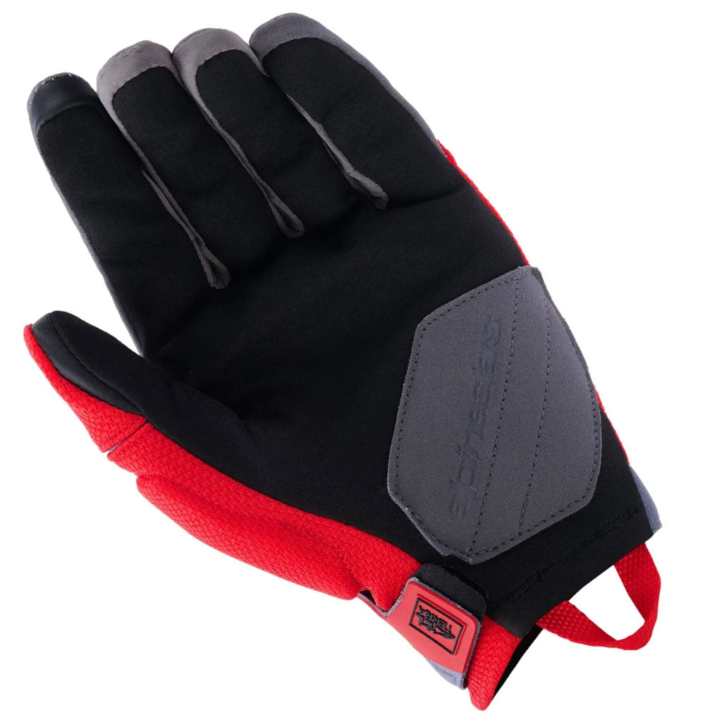 Alpinestars Durack Gloves Bright Red Mid Grey