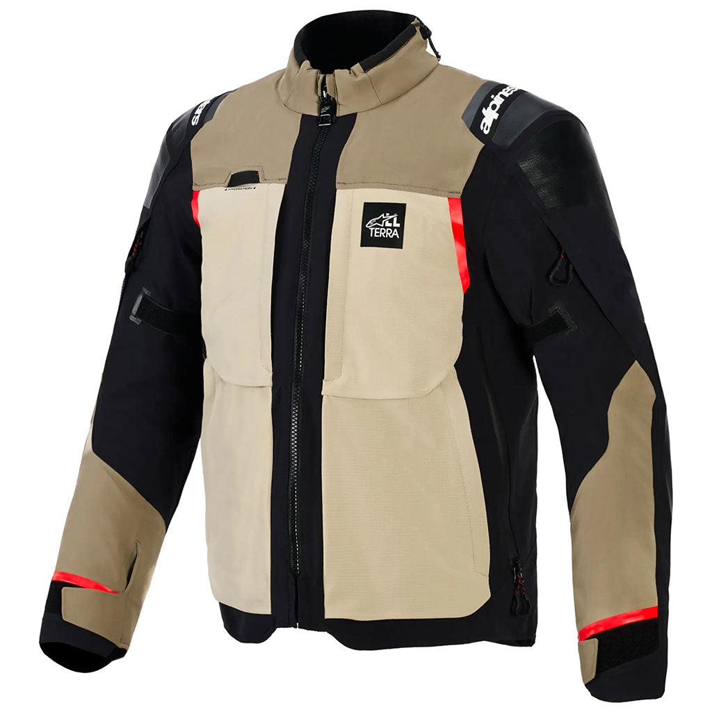 Alpinestars Andes Pro Drystar XF Jacket Walnut Aluminum