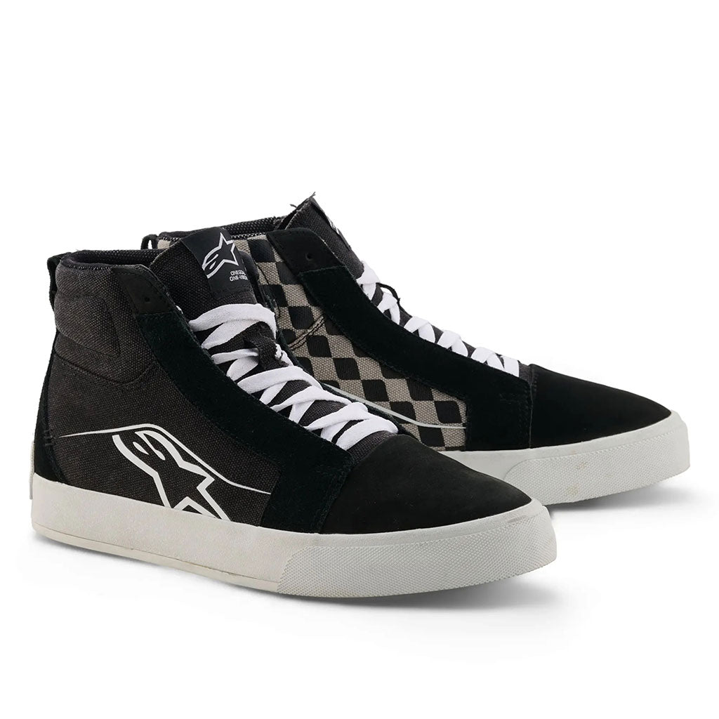 Alpinestars Ride-63 Canvas Short Boots Black Cool Grey Chess