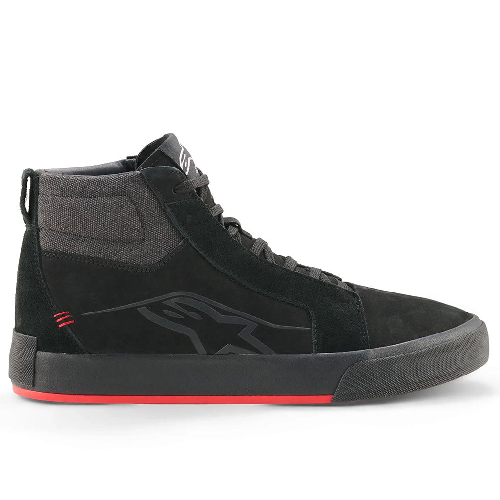 Alpinestars Ride-63 Leather Short Boots Black Bright Red
