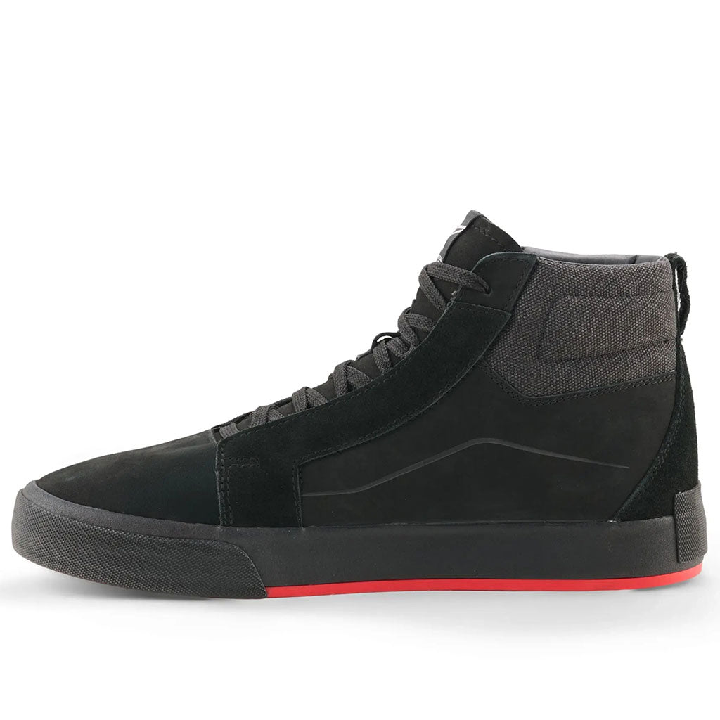 Alpinestars Ride-63 Leather Short Boots Black Bright Red
