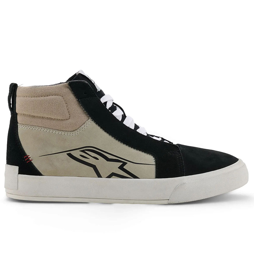 Alpinestars Ride-63 Leather Short Boots Black Cool Grey White