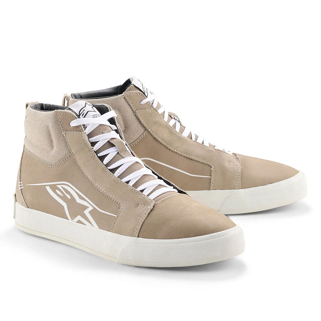 Alpinestars Ride-63 Leather Short Boots Flint White