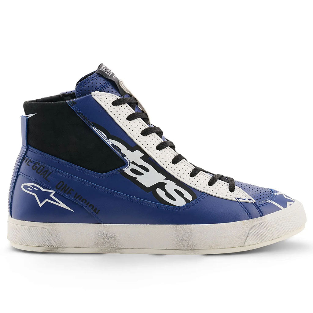 Alpinestars Stated Flair Short Boots Bright Blue White Black