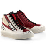 Alpinestars Stella Stated Flair Short Boots White Rio Red