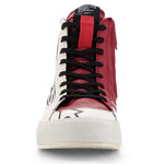 Alpinestars Stella Stated Flair Short Boots White Rio Red