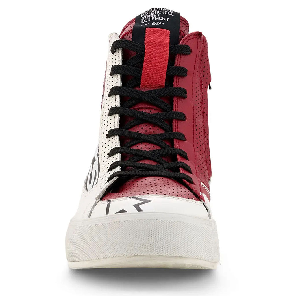 Alpinestars Stella Stated Flair Short Boots White Rio Red