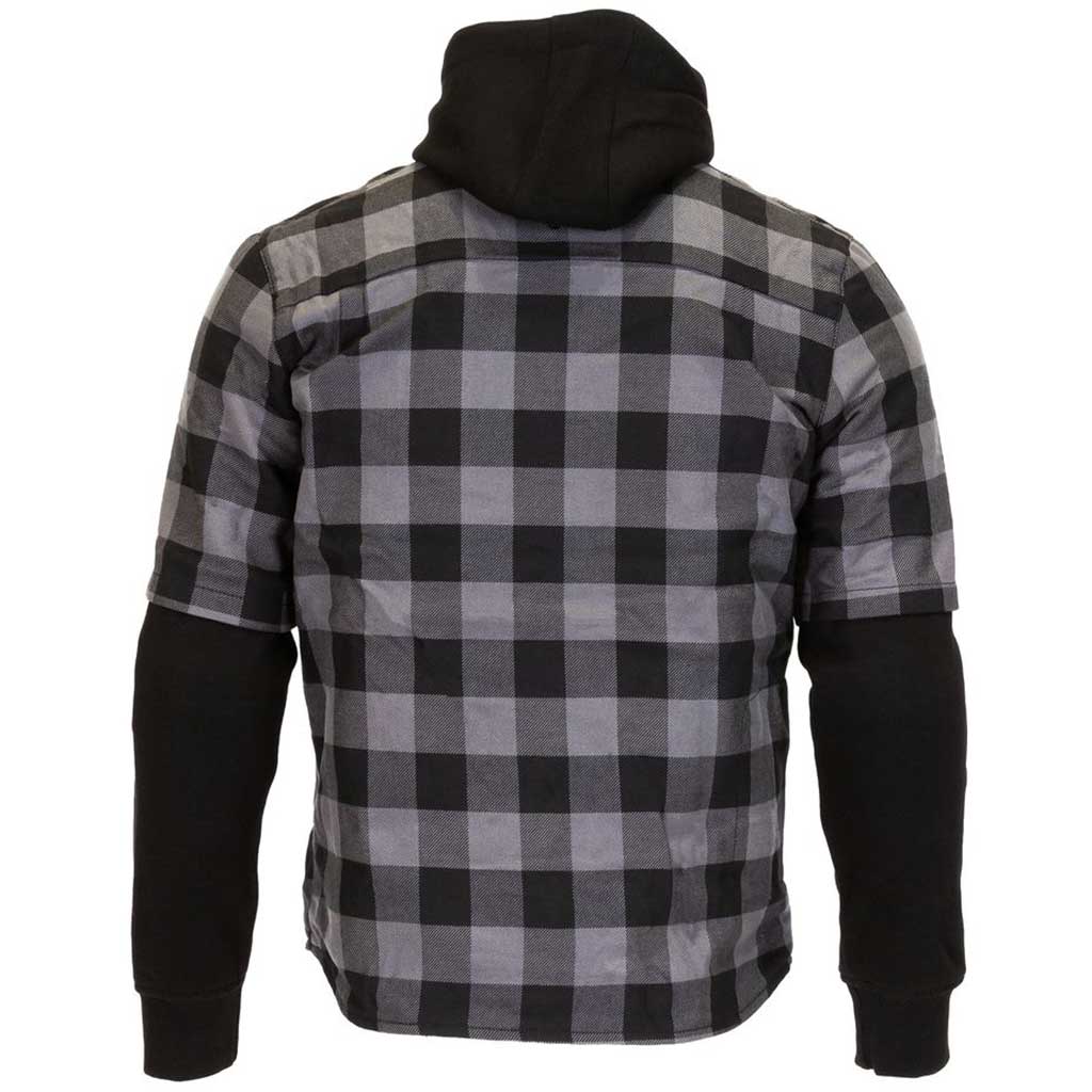 Merlin Deadwood Over Shirt Hoodie Black Grey