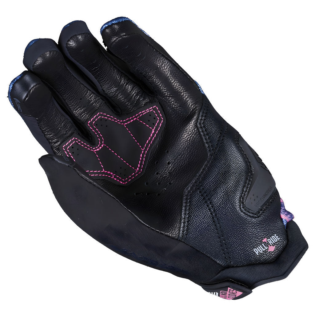 Five Stunt EVO 2 Flowers Blue Pink Ladies Gloves