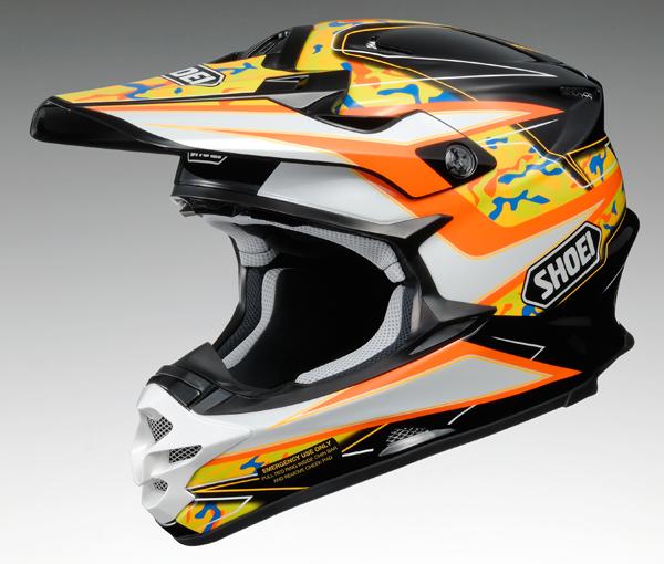 SHOEI VFX-W TURMOIL TC8 X-SMALL HELMET