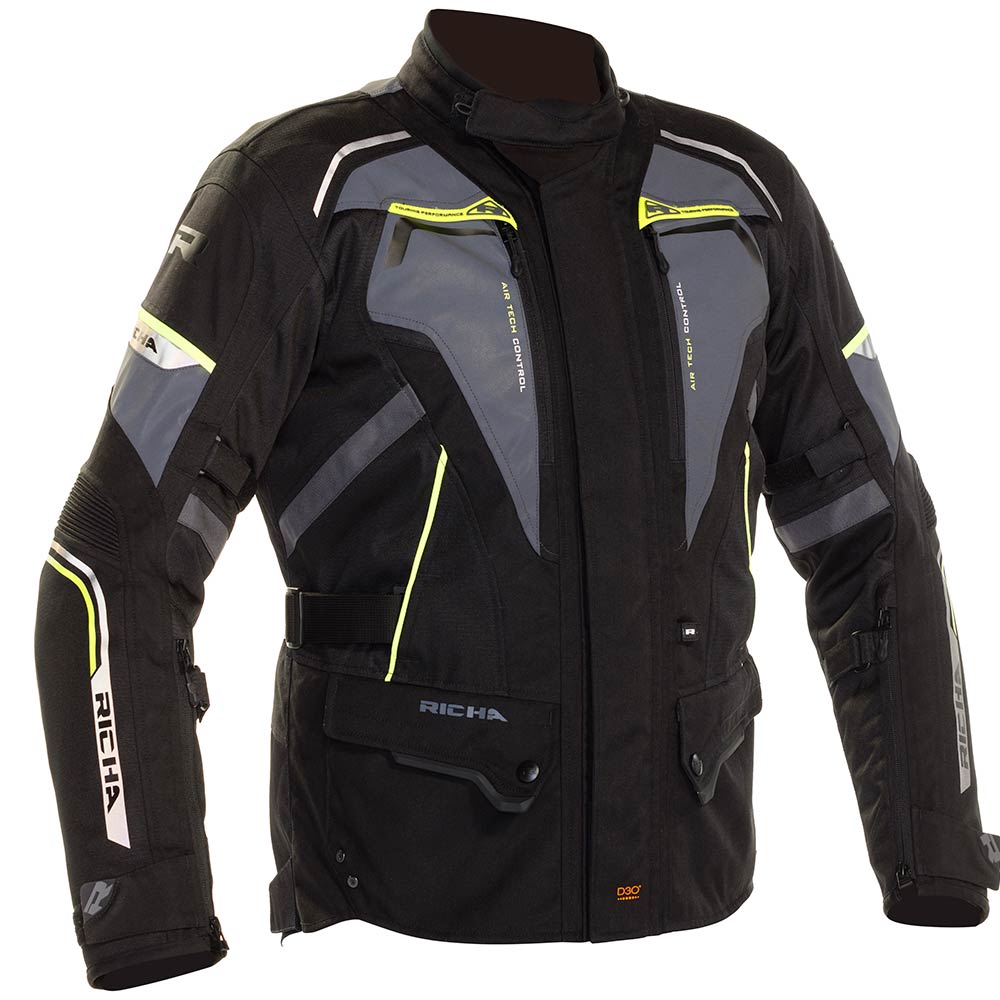 Richa Infinity 2 Black Grey Fluo