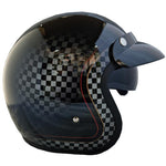 Viper Chequer Evo Gloss 500 Open Face Helmet