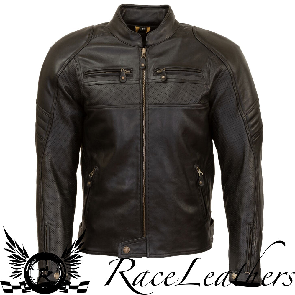 Merlin Odell Leather Air Black Jacket