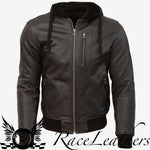 Merlin Trance Leather Black Jacket