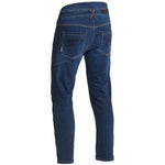 Lindstrands Hemse Straight Leg Blue Motorcycle Jeans Short