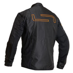 Lindstrands Sunne Black Orange Laminated Motorcycle Jacket